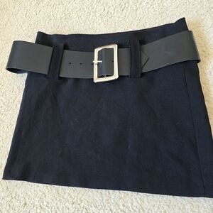 Y2K With Belt Mariposa Lil Black Skirt Womens XS Small